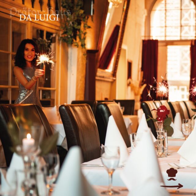 ✨🍾 Silvester-Gala bei Da Luigi 🍾✨
Begrüßt das neue Jahr in stilvollem Ambiente mit unserem exklusiven 4-Gänge-Gala-Menü!

🥂 Zum Empfang erwartet euch ein prickelndes Glas Prosecco, gefolgt von einem festlichen Dinner:

1️⃣ Vorspeise: Ein Trio aus zarten Jakobsmuscheln, einem edlen Garnelencocktail und frischem italienischen Salat – ein perfekter Start in den Abend!

2️⃣ Hauptgang 1: Hausgemachte Spaghetti mit saftigen Scampi, frischen Cherrytomaten und aromatischem Basilikum in einer leichten Tomatensoße.

3️⃣ Hauptgang 2 (wahlweise):

Fein gerolltes Zanderfilet an gegrilltem Gemüse mit cremiger Safransoße
oder
Zartes Filetsteak von der Deutschen Färse in Rotweinsoße – für Liebhaber feinster Fleischqualität.

4️⃣ Dessert: Traditioneller Panettone aus Mailand – der perfekte süße Abschluss eines unvergesslichen Abends.

✨ Preis pro Person: 99,50 €

Reserviert jetzt euren Tisch und feiert den Jahreswechsel bei uns in Da Luigi! Lasst uns zusammen auf ein neues, genussvolles Jahr anstoßen! 🥂🎉

#lübeck #lübeckcity #lübeckerbucht #hansestadtlübeck #lübeckliebe #lübeckaltstadt #altstadt #lübecktravemünde #italiener #restaurant #prätorhaus #daluigi #prätorhausdaluigi #daluigilübeck #italienischeküche #lübeckessen